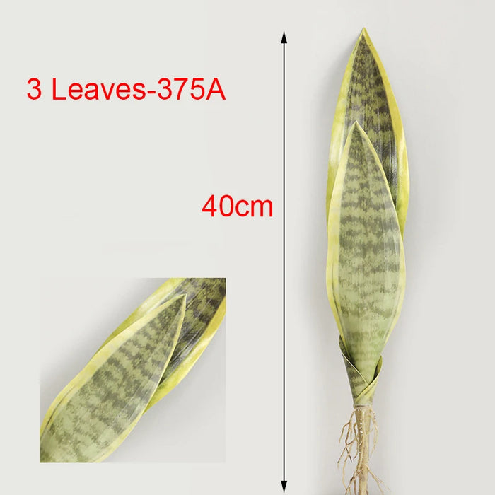 Artificial Sansevieria Plant – Plastic Bonsai Branch for Home Garden, Indoor & Outdoor Decoration, Fake Green Plant