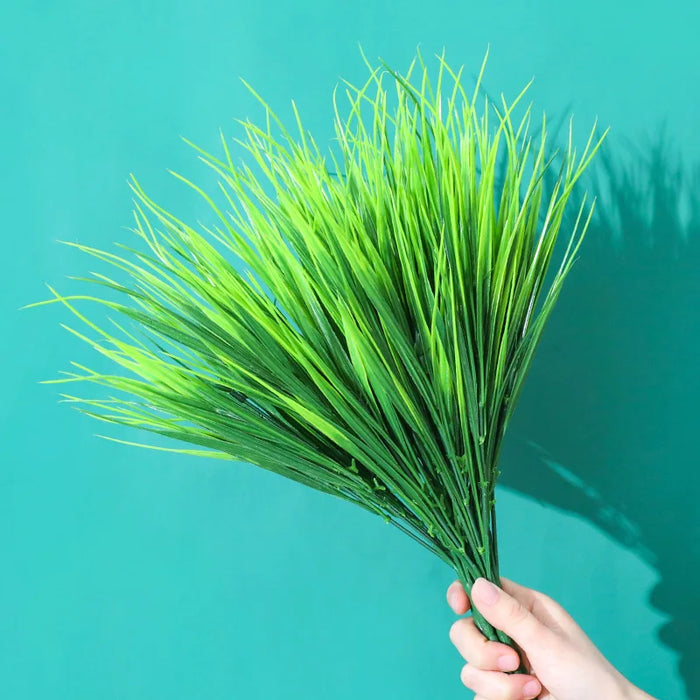 7Forks Plastic Grass Vase – Artificial Decorative Flower for Home Decor, Wedding, and Christmas Craft Supplies – 40cm Faux Branch Plant