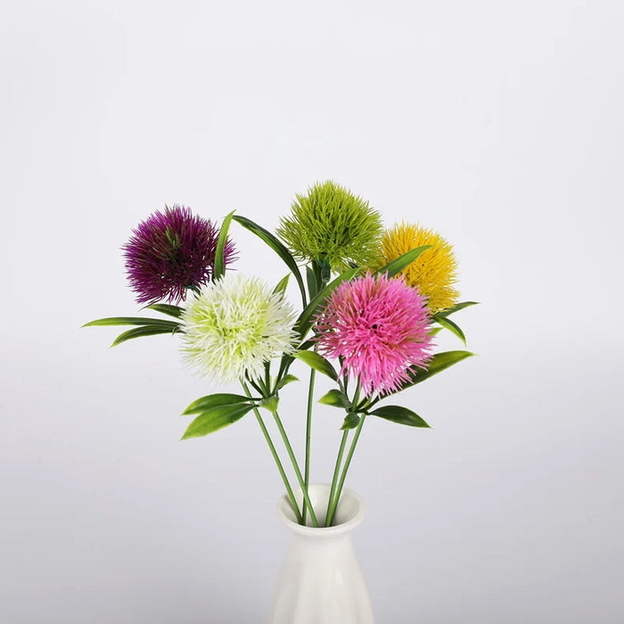 Plastic Artificial Dandelion Flowers – Home, Garden, and Wedding Decoration – DIY Bouquet for Vases, Parties, and Gifts