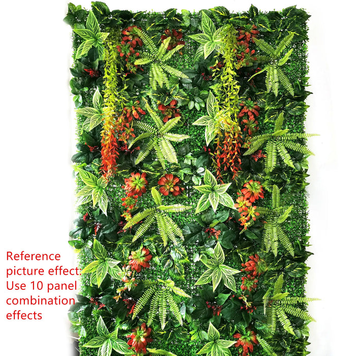 Artificial Wisteria Rose Flower Panel - Silk Hanging Wall Decoration for Wedding, Party, and Home Décor