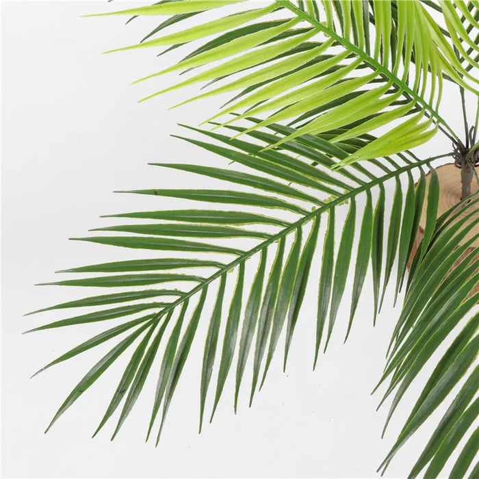 52cm Artificial Palm Plant – 9 Leaves Tropical Green Fake Tree for Home, Office, Garden, Jungle, and Carnival Decorations