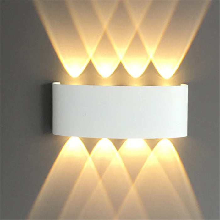 LED Outdoor Waterproof Wall Lamp – Modern Aluminum LED Wall Sconce for Bedroom, Living Room, Aisle, Corridor, and Garden – IP65 Waterproof Outdoor Lighting