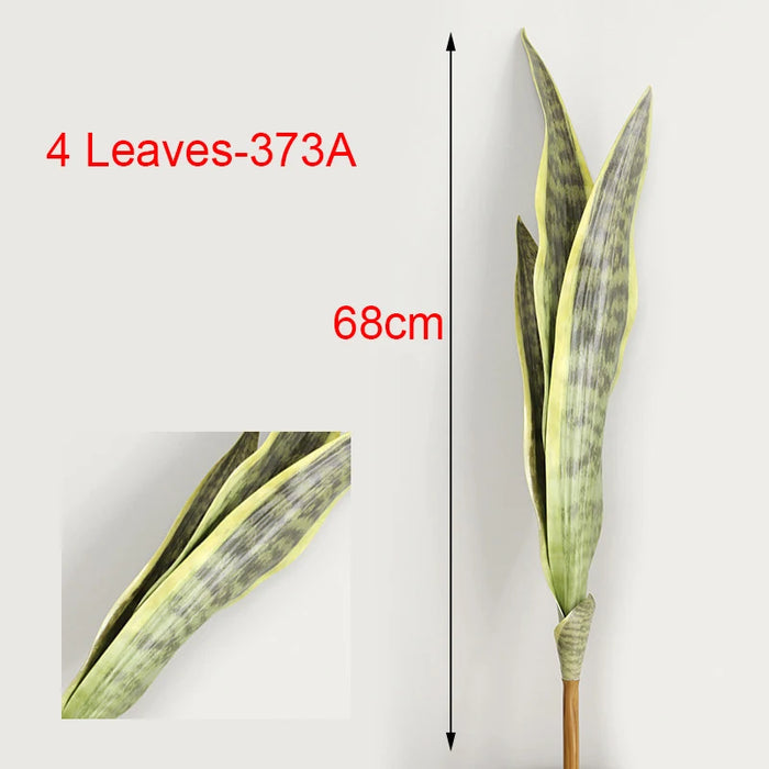 Artificial Sansevieria Plant – Plastic Bonsai Branch for Home Garden, Indoor & Outdoor Decoration, Fake Green Plant