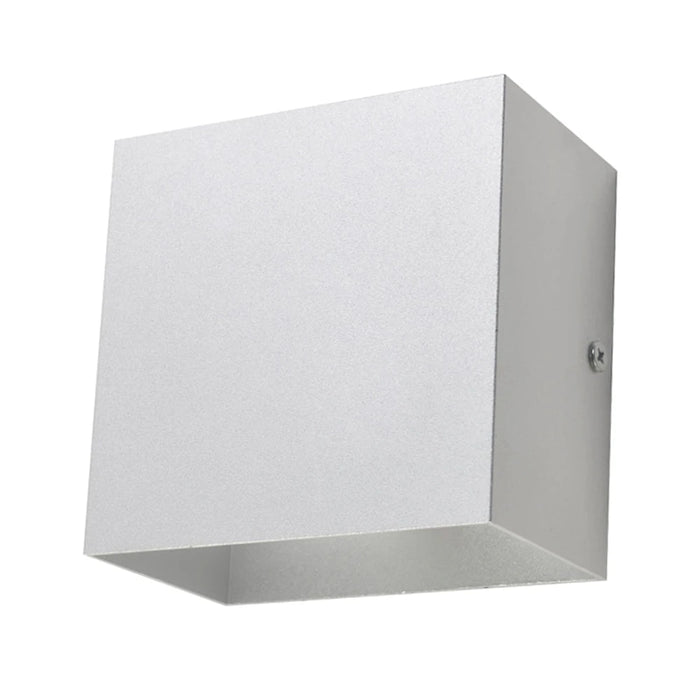 Dimmable 6W COB LED Wall Lamp – Modern White/Black Cube Sconce for Bedroom, Kitchen, Foyer, and Study – AC 85-265V