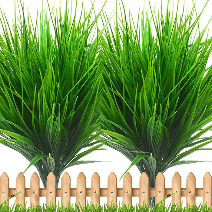 7Forks Plastic Grass Vase – Artificial Decorative Flower for Home Decor, Wedding, and Christmas Craft Supplies – 40cm Faux Branch Plant