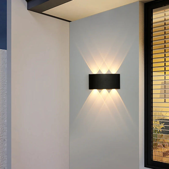 IP65 Waterproof LED Wall Lamp – Modern Outdoor and Indoor Wall Light for Garden, Bedroom, Living Room, and Stairs (AC86-265V)