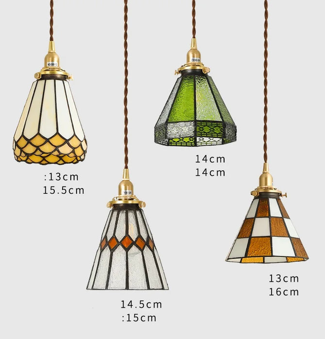 Nordic Style Glass Copper Pendant Light – Modern LED Hanging Lamp for Bedroom, Dining Room, Living Room, and Loft Decor