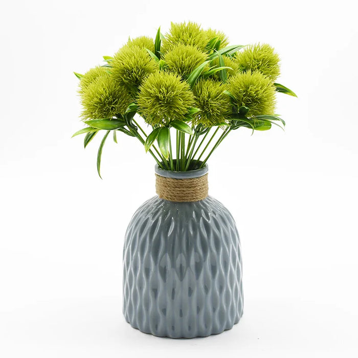 5pcs Plastic Dandelion Flowers – Artificial Plants for Home Decor, Wedding, and Party Decorations – Vibrant Decorative Flower Bouquet