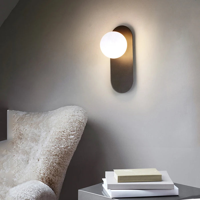 Nordic Golden LED Wall Lamp – 9W G9 Bulb Wall Sconce for Bedroom, Living Room, and Bathroom