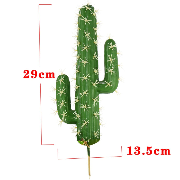 Large Artificial Cactus Tree – 30/43cm Fake Tropical Succulent Plant for Home, Office, and Party Decor