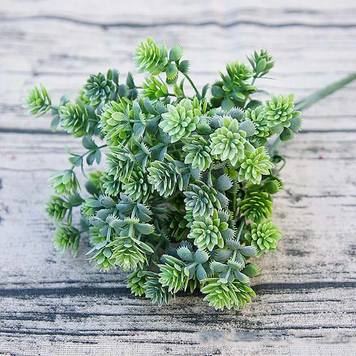 28 Heads Artificial Succulent Plants – Fall Fake Leaves and Lotus Grass for Garden, Home, and Wedding Decoration