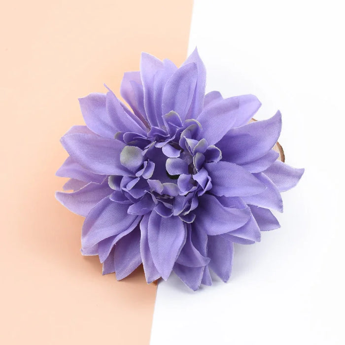 10Pcs Artificial Silk Gerbera Flowers – DIY Decorative Stamen Heads for Wedding, Home, Valentine’s Day, and Craft Projects