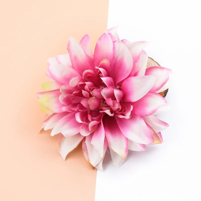 10Pcs Artificial Silk Gerbera Flowers – DIY Decorative Stamen Heads for Wedding, Home, Valentine’s Day, and Craft Projects