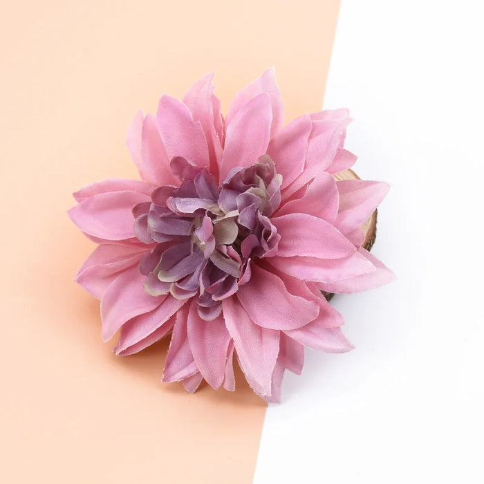 10Pcs Artificial Silk Gerbera Flowers – DIY Decorative Stamen Heads for Wedding, Home, Valentine’s Day, and Craft Projects