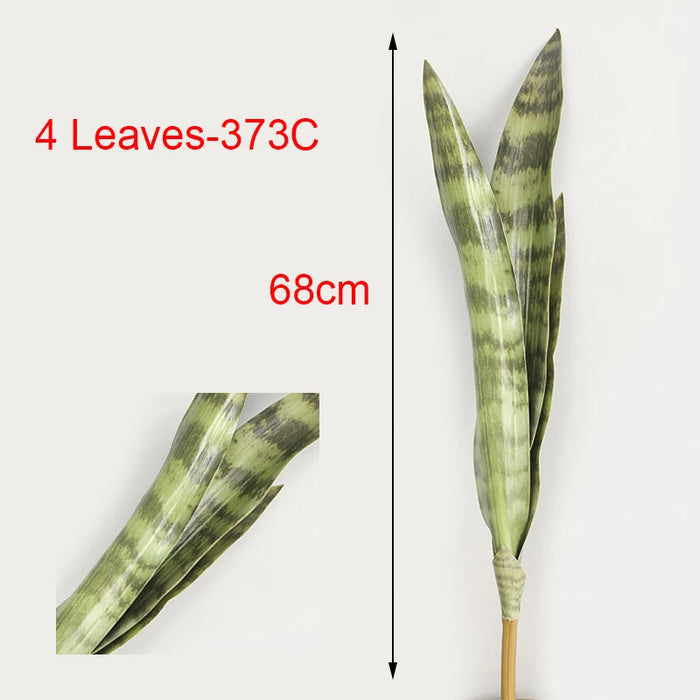Artificial Sansevieria Plant – Plastic Bonsai Branch for Home Garden, Indoor & Outdoor Decoration, Fake Green Plant