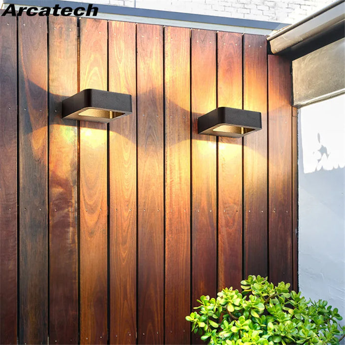 Modern LED Wall Light – Waterproof Outdoor Porch Lamp for Garden, Patio, Living Room, and Corridor Lighting