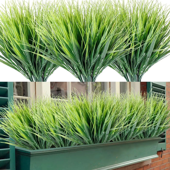 7Forks Plastic Grass Vase – Artificial Decorative Flower for Home Decor, Wedding, and Christmas Craft Supplies – 40cm Faux Branch Plant