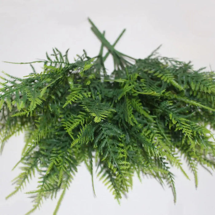 Artificial Asparagus Fern – Lifelike Plastic Ferns with Green Leaves for Home, Office, Wedding, and Table Decorations