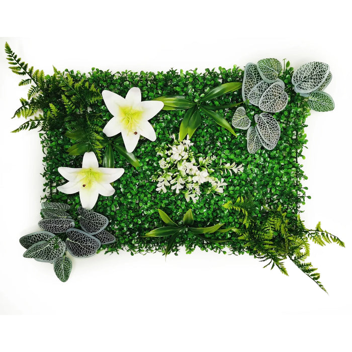 Artificial Wisteria Rose Flower Panel - Silk Hanging Wall Decoration for Wedding, Party, and Home Décor
