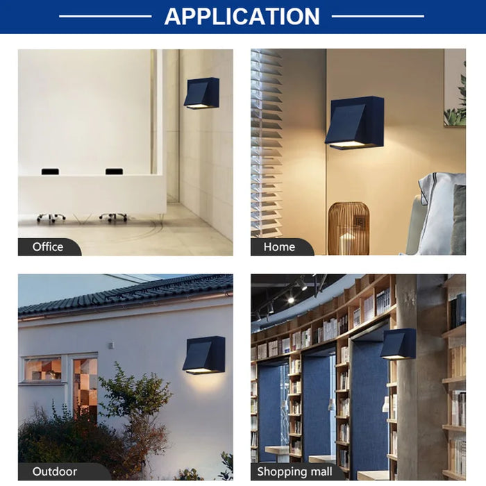 Modern LED Outdoor Wall Light – 5W Waterproof Aluminum Wall Lamp for Porch, Garden, Bedroom, Corridor & Living Room