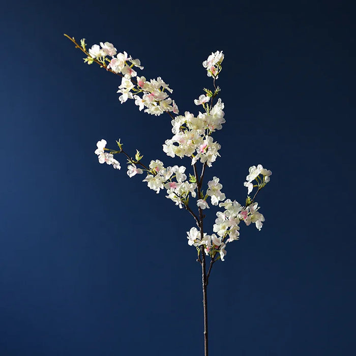 106CM Artificial Cherry Blossom Branch – Silk Peach Blossom for Wedding, Home, and Dining Table Décor