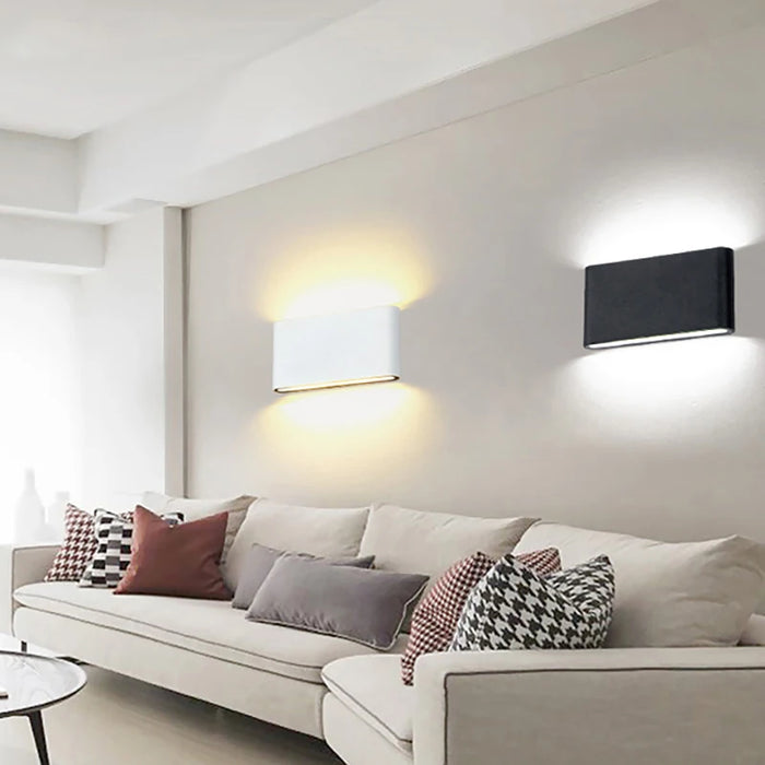 Nordic LED Wall Light – Modern Aluminum Up & Down Wall Lamp, IP65 Waterproof for Bedroom, Stairs, Corridor, and Living Room