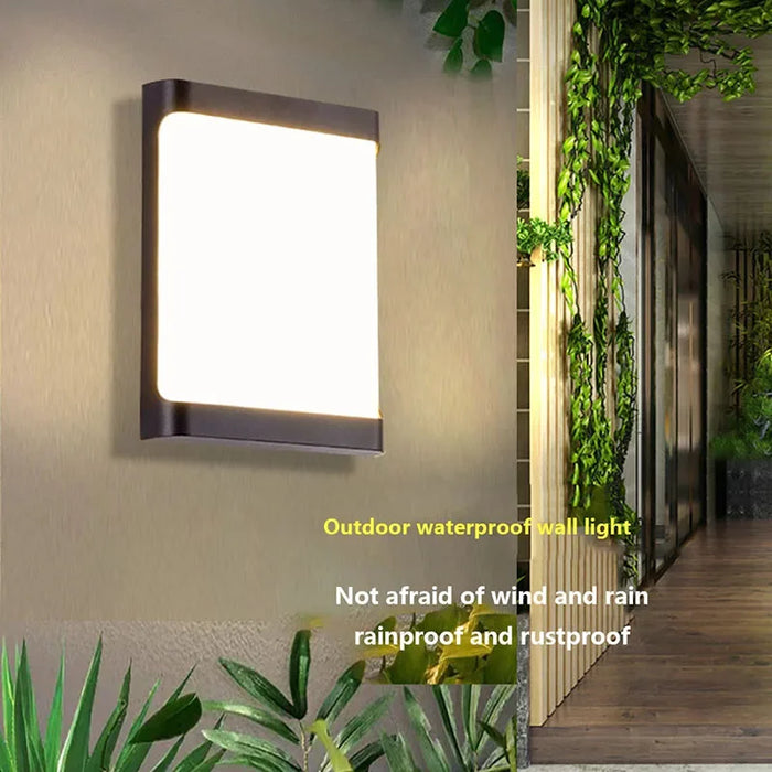 Modern Outdoor LED Wall Lamp – Waterproof IP65 Wall Sconce for Garden, Balcony, Aisle, Entryway – Stylish Home Lighting Fixture