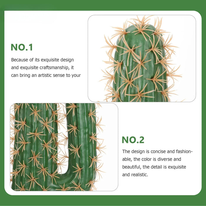 Tropical Artificial Cactus Decoration – Realistic Foam Succulent Plant for DIY Micro Landscape, Home, and Office Decor