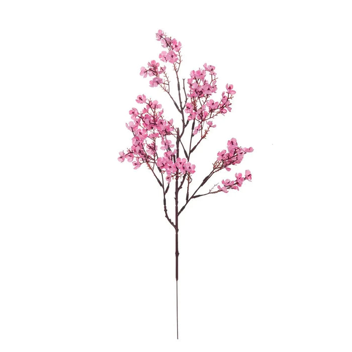 Cherry Blossoms Artificial Flowers Baby's Breath Gypsophila – Faux Silk Flowers for Wedding & Home Vase Decoration