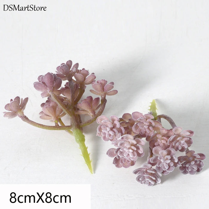 9/6PCS Artificial Succulent Plants – Realistic Faux Cactus for Home Decor, Desktop, and Exhibition Display