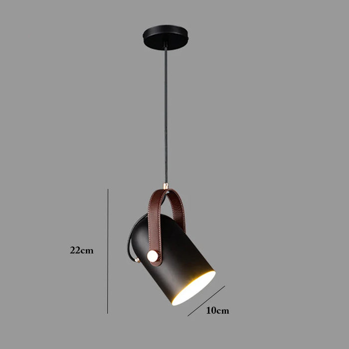 Modern Rotatable Pendant Light – Adjustable Metal Hanging Lamp for Bedroom, Living Room, Dining Room, or Kitchen