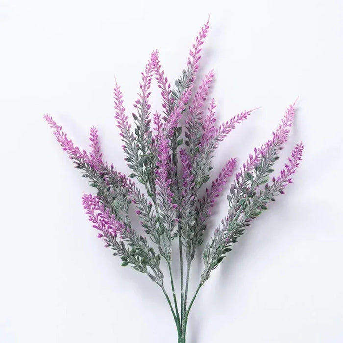 Artificial Provence Lavender Flowers – Plastic Lavender Plants for Wedding, Home, and Garden Decoration, DIY Table Centerpiece