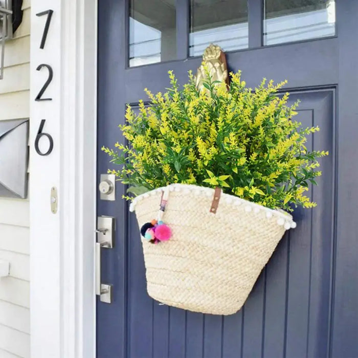 Artificial Lavender Flowers – Plastic Grass Bouquet for Wedding, Home, Garden, and DIY Photography Decoration