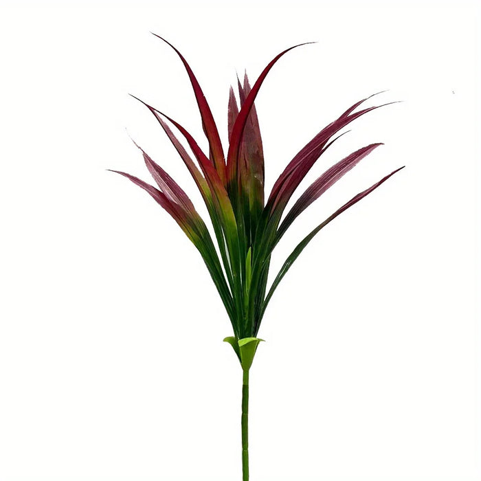 10PCS Simulated Chlorophytum Artificial Plants – Faux Boston Fern Bushes with Plastic Leaves for Outdoor Garden Decoration