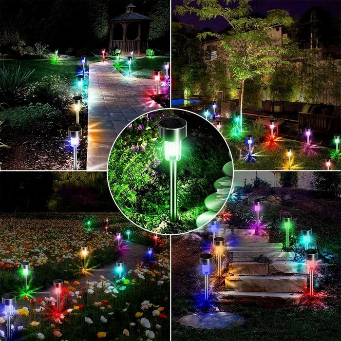 Outdoor Solar Garden Lights – Waterproof LED Landscape Lamp for Pathway, Yard, Lawn, and Patio