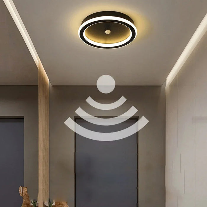 Nordic PIR Motion Sensor LED Ceiling Light – Modern Induction Ceiling Lamp for Bedroom, Living Room, and Indoor Spaces