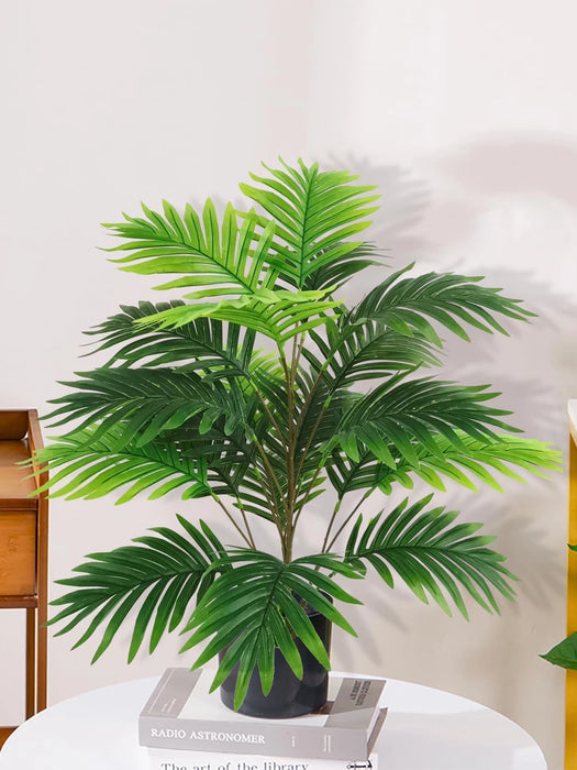 1pc Artificial Palm Plant Leaves – Faux Monstera & Turtle Leaf for Outdoor & Indoor Decor – Large Tropical Palm Tree Imitation Leaves