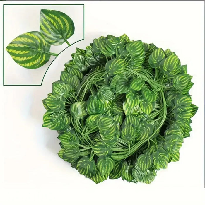 30pcs Artificial Ivy Vine Garland – Fake Green Leaves Hanging Creeper for Garden, Wedding, Party, and Home Decor