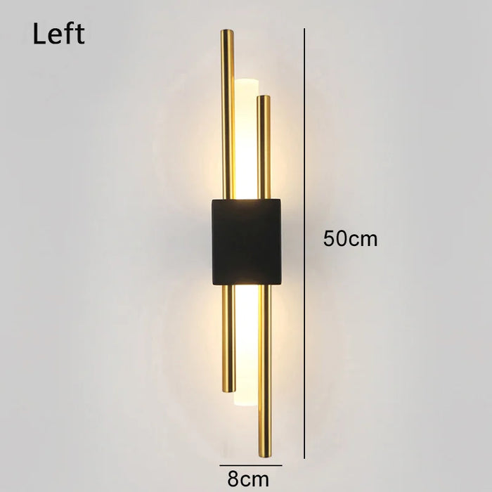 Nordic LED Wall Lamp – Contemporary Wall Sconce for Bedroom, Staircase, and Living Room