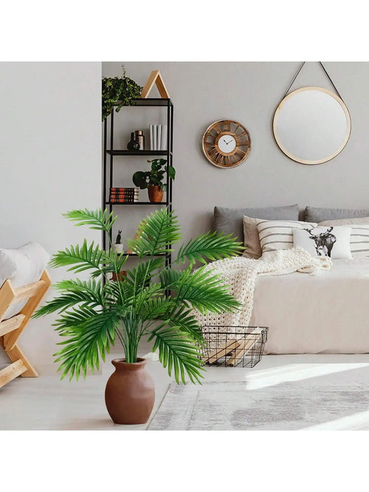 1pc Artificial Palm Plant Leaves – Faux Monstera & Turtle Leaf for Outdoor & Indoor Decor – Large Tropical Palm Tree Imitation Leaves