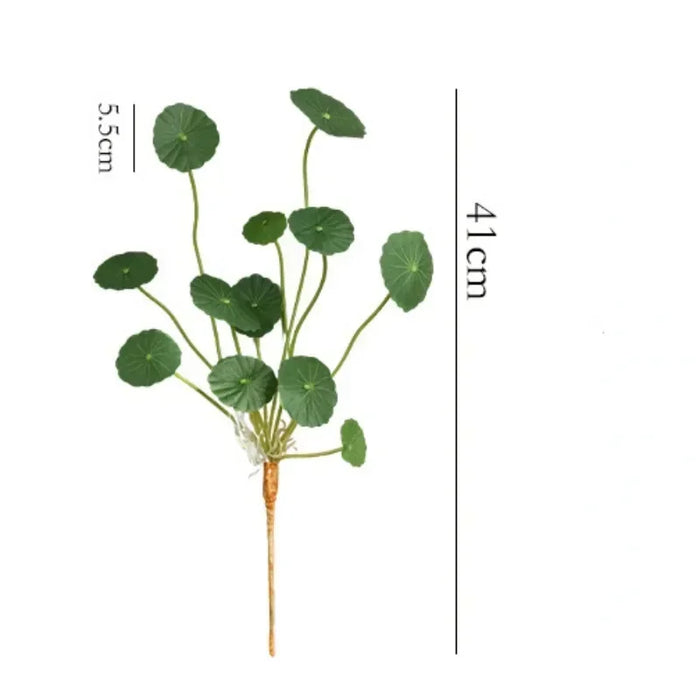 Artificial Lotus Plant with Eucalyptus Leaves – Real Touch Faux Branch for Home & Office Décor
