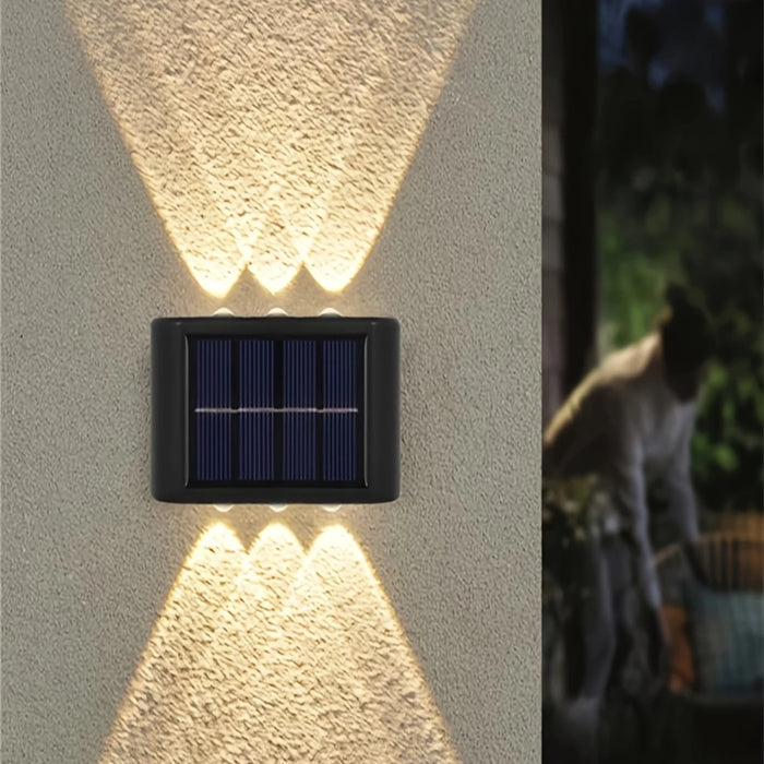 Solar Up Down Wall Lights – Waterproof Outdoor LED Wall Lamps with Light Sensor for Garden, Patio & Pathway