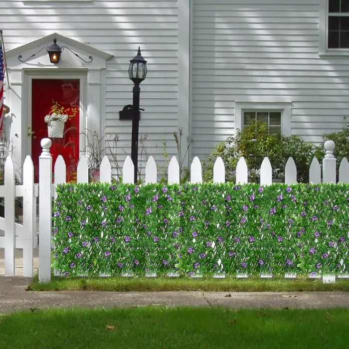 Artificial Hedge Plant Privacy Fence – Expandable Greenery Wall Screen for Home, Garden, Balcony, and Outdoor Decoration