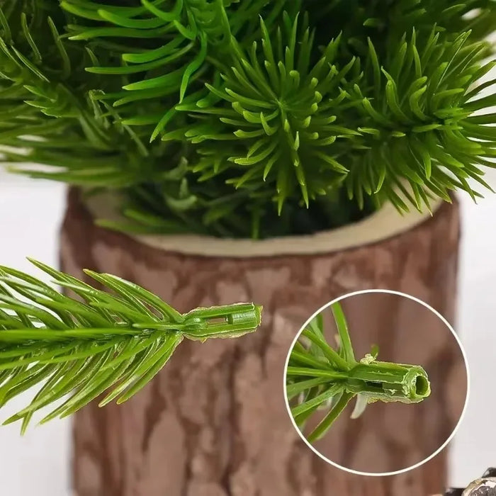 Artificial Pine Needles for Christmas Decoration – 6-12cm Green Fake Pine Branches for DIY Wreaths, Xmas Tree, & Ornaments