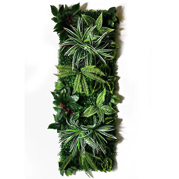 40x120cm Artificial Plant Wall – Chlorophytum Comosum Grass Panel for Garden, Wedding, Hotel, and Outdoor Decoration