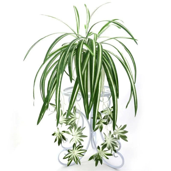 Artificial Hanging Chlorophytum Plant – 65cm PVC Fake Green Vine for Home, Office, and Living Room Decor