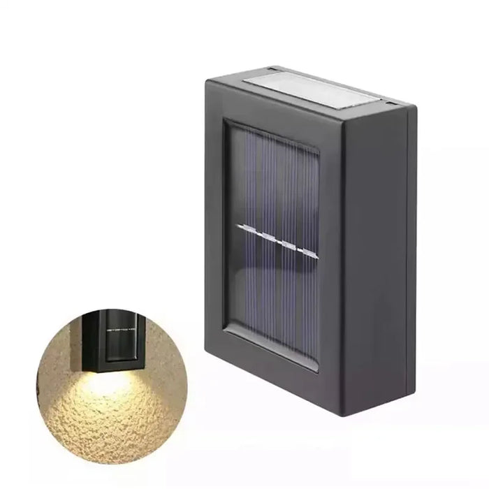 Solar Up and Down Spot Lights Outdoor – Waterproof, Solar-Powered Wall Lamp for Garden, Fence, and Pathway Lighting – Decorative, Energy-Efficient