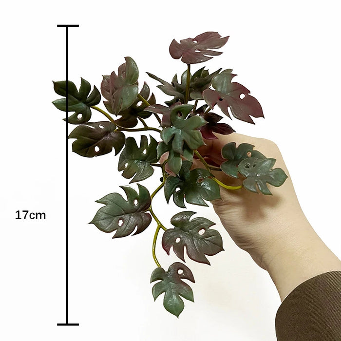 Artificial Copper Coin Grass – Mini Faux Greenery Bouquet for Home, Office & Garden Décor