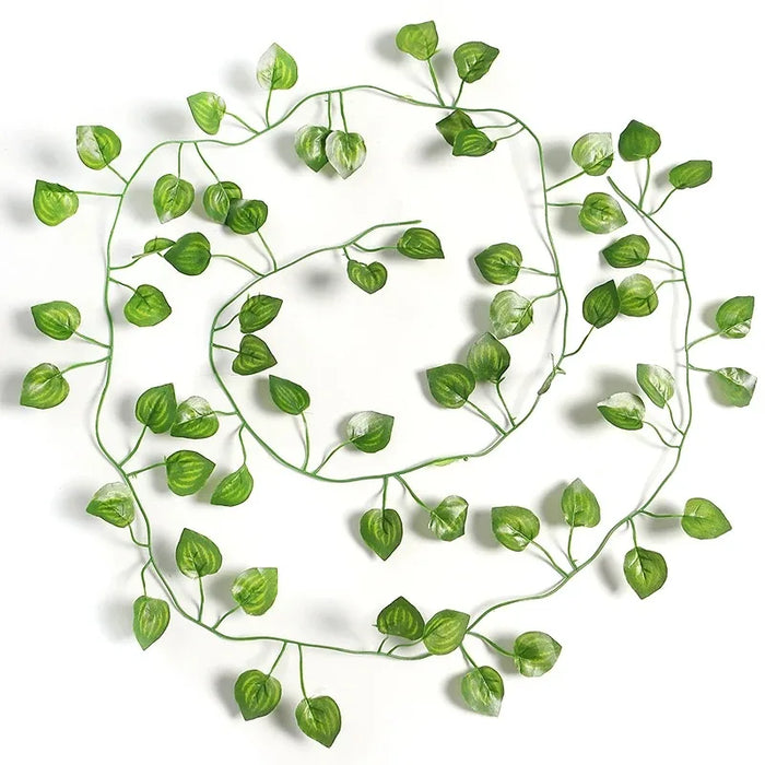 2.1M Artificial Hanging Ivy Plant Vine Garland – Silk Greenery for Garden, Wedding, Home, and Party Wall Decor