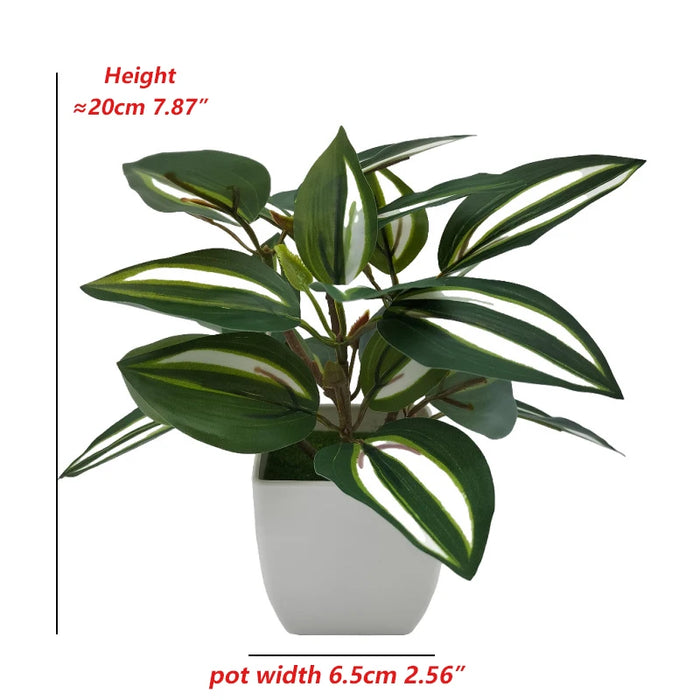 Artificial Bonsai Plants – Simulation Potted Fake Flowers for Home, Office, Hotel, and Garden Decoration